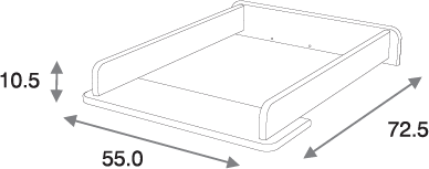 Přebalovací pult na komodu Trama Maxi